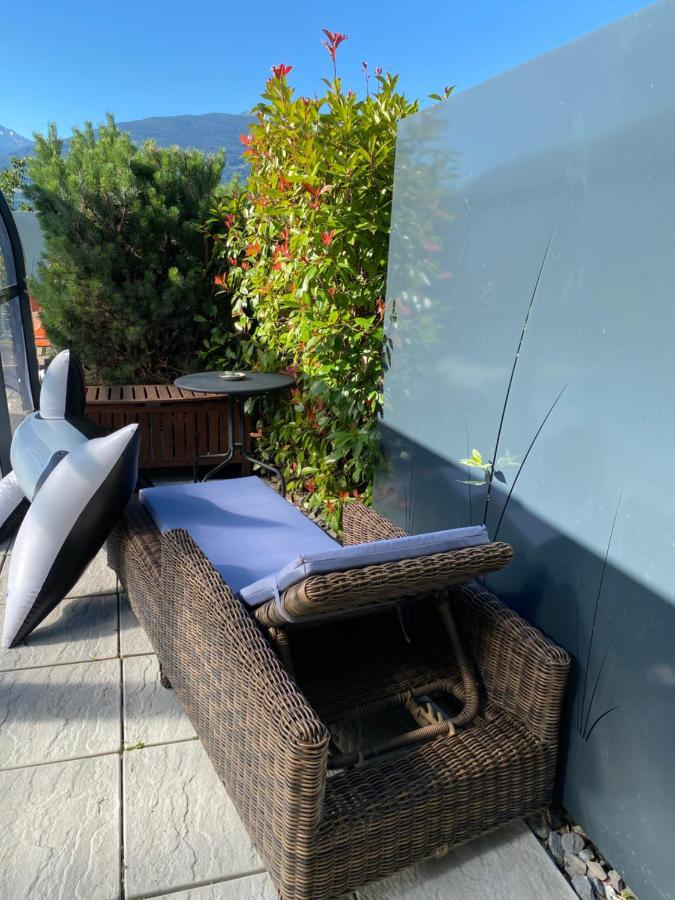 O Rendez Vous maison mitoyenne Piscine chauffée mars-octobre Grimisuat Esterno foto